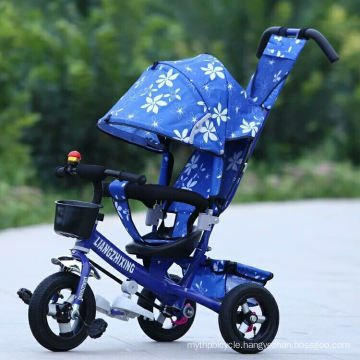 2017 New Model 4 in 1 Kids Tricycle Baby Tricycle